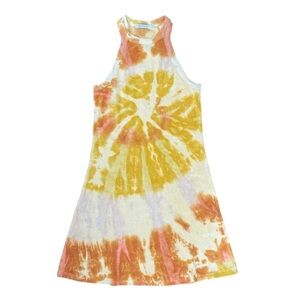 EUC Dannijo Colorful Tie-Dye Terrycloth Sleeveless Dress Sz M